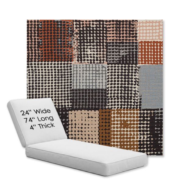 Picture of Pop Punchcard | Chaise Lounge Replacement Cushion Boxed Style - SIZE B