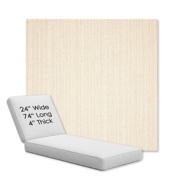 Picture of Posh Linen | Chaise Lounge Replacement Cushion Boxed Style - SIZE B