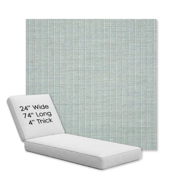 Picture of Proven Seaglass | Chaise Lounge Replacement Cushion Boxed Style - SIZE B