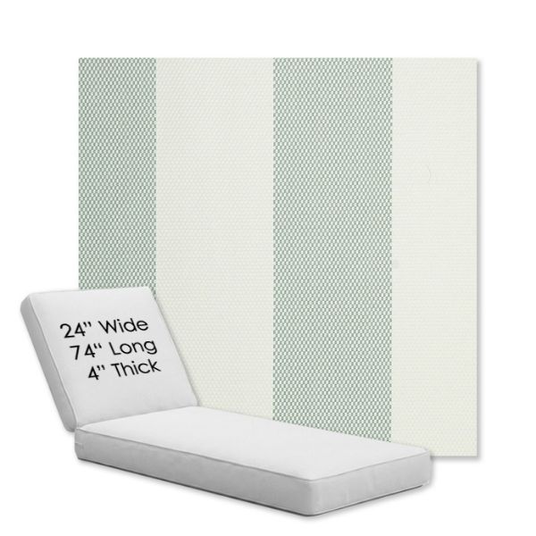 Picture of Rothko Seahorse | Chaise Lounge Replacement Cushion Boxed Style - SIZE B