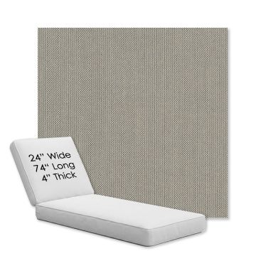 Picture of Spectrum Dove | Chaise Lounge Replacement Cushion Boxed Style - SIZE B