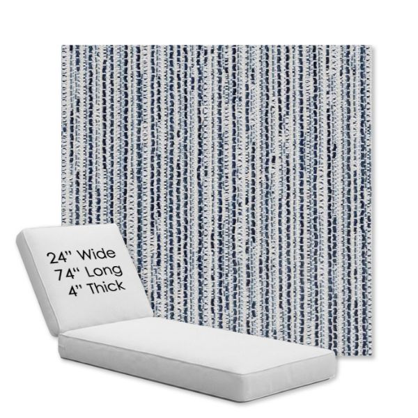 Picture of Tectonic Coastal | Chaise Lounge Replacement Cushion Boxed Style - SIZE B
