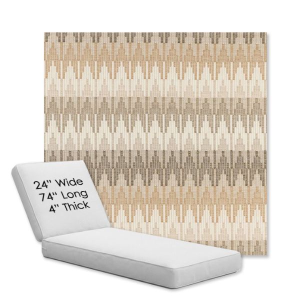 Picture of Valley Dune | Chaise Lounge Replacement Cushion Boxed Style - SIZE B