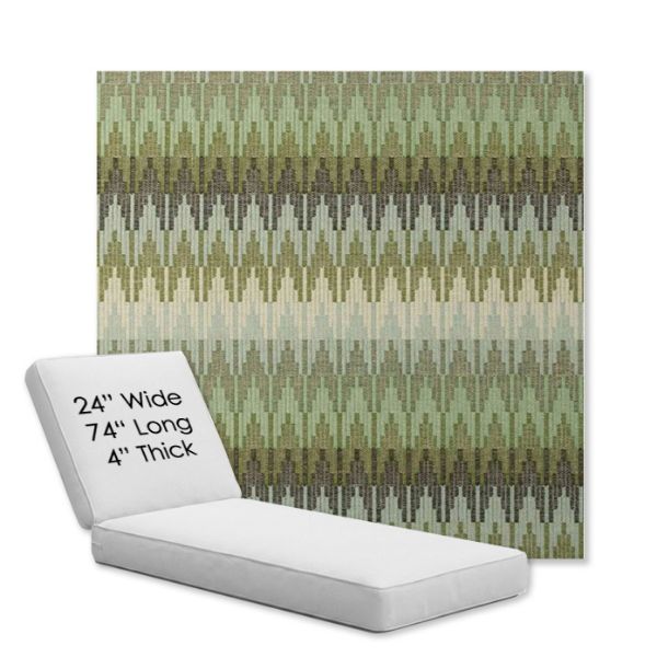 Picture of Valley Herbal | Chaise Lounge Replacement Cushion Boxed Style - SIZE B