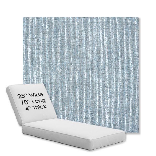 Picture of Adena Celeste | Chaise Lounge Replacement Cushion Boxed Style - SIZE C
