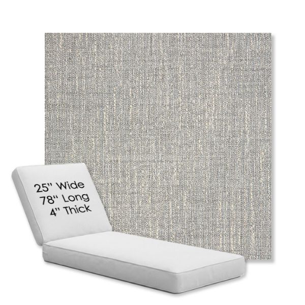 Picture of Adena Pebble | Chaise Lounge Replacement Cushion Boxed Style - SIZE C