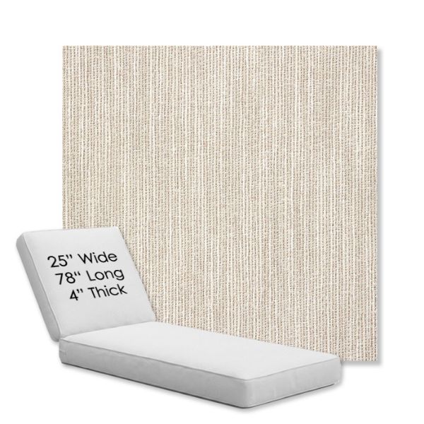 Picture of Adena Sand | Chaise Lounge Replacement Cushion Boxed Style - SIZE C