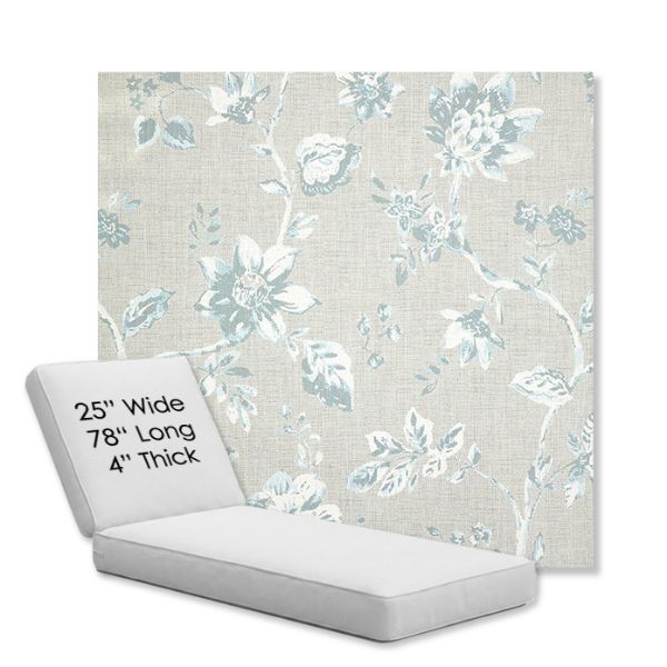 Picture of Ariana Dew | Chaise Lounge Replacement Cushion Boxed Style - SIZE C