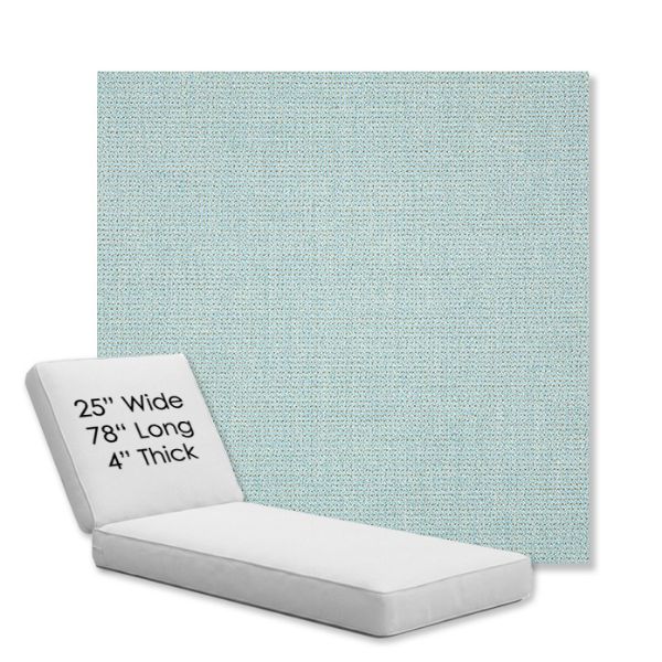 Picture of Bliss Dew | Chaise Lounge Replacement Cushion Boxed Style - SIZE C