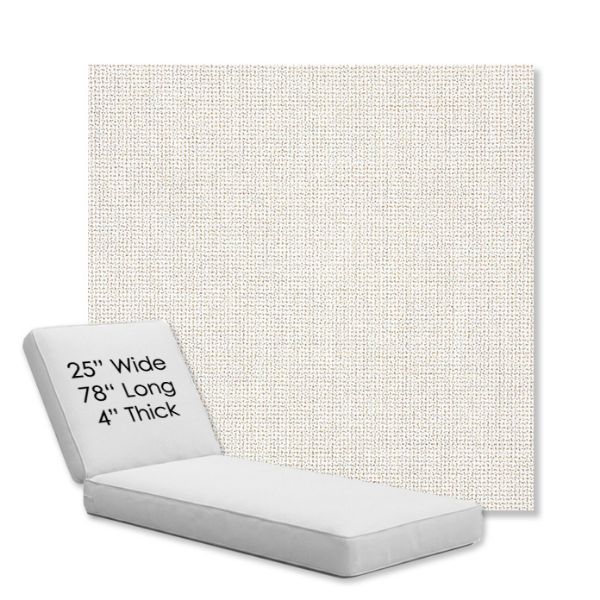 Picture of Bliss Linen | Chaise Lounge Replacement Cushion Boxed Style - SIZE C