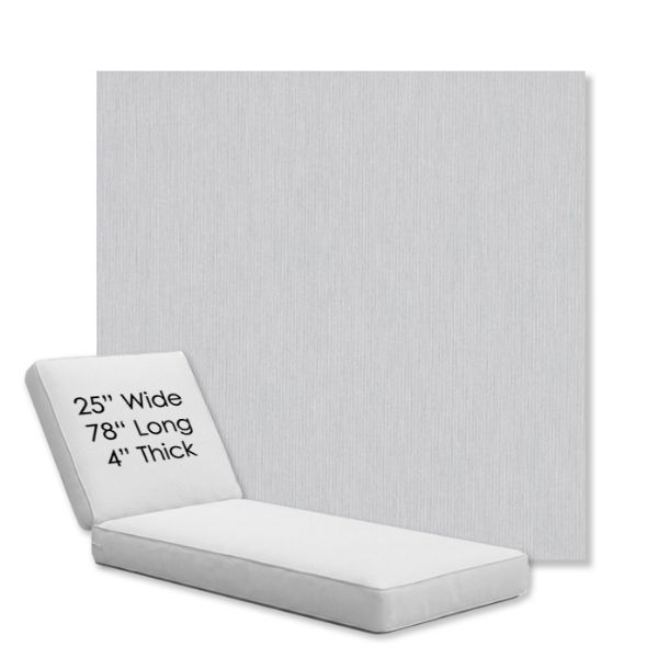 Picture of Canvas Marble | Chaise Lounge Replacement Cushion Boxed Style - SIZE C