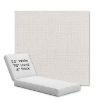 Picture of Cassava White | Chaise Lounge Replacement Cushion Boxed Style - SIZE C