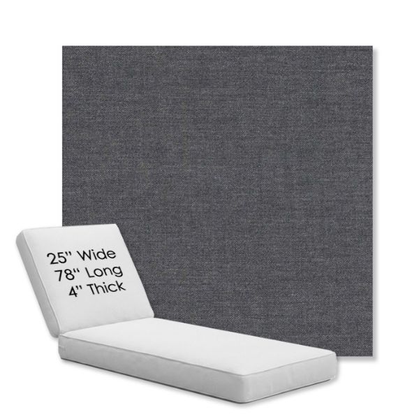 Picture of Cast Twilight | Chaise Lounge Replacement Cushion Boxed Style - SIZE C