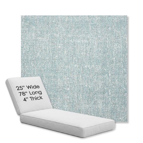 Picture of Chartres Opal | Chaise Lounge Replacement Cushion Boxed Style - SIZE C