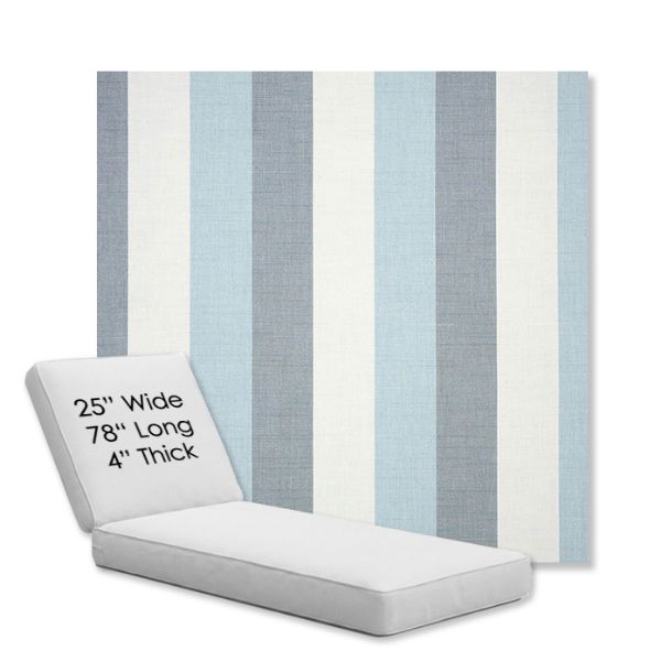 Picture of Direction Dew | Chaise Lounge Replacement Cushion Boxed Style - SIZE C