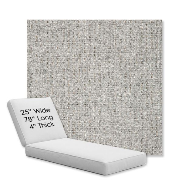 Picture of Dumont Dove | Chaise Lounge Replacement Cushion Boxed Style - SIZE C