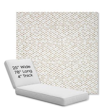 Picture of Dumont Stucco | Chaise Lounge Replacement Cushion Boxed Style - SIZE C