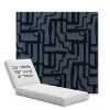 Picture of Escher Indigo | Chaise Lounge Replacement Cushion Boxed Style - SIZE C