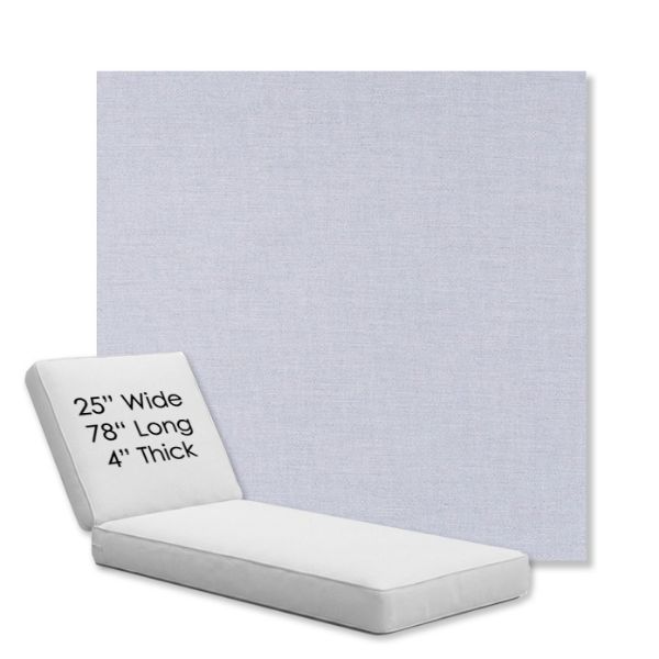Picture of Exhale Sky | Chaise Lounge Replacement Cushion Boxed Style - SIZE C