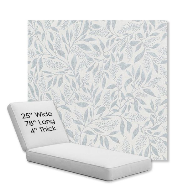 Picture of Exquisite Mist | Chaise Lounge Replacement Cushion Boxed Style - SIZE C