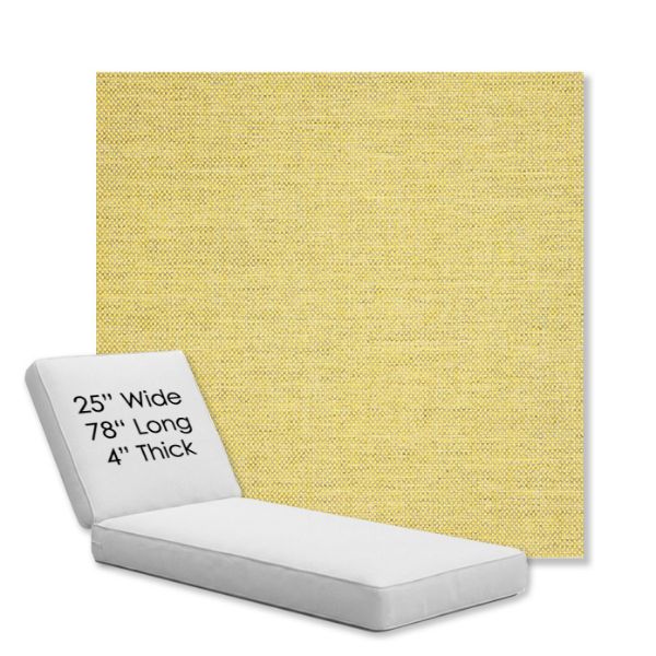 Picture of Idol Canary | Chaise Lounge Replacement Cushion Boxed Style - SIZE C