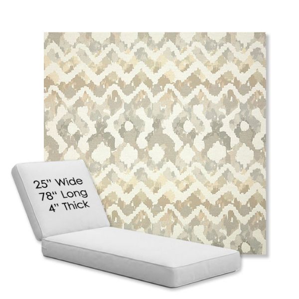Picture of Inga Marble | Chaise Lounge Replacement Cushion Boxed Style - SIZE C