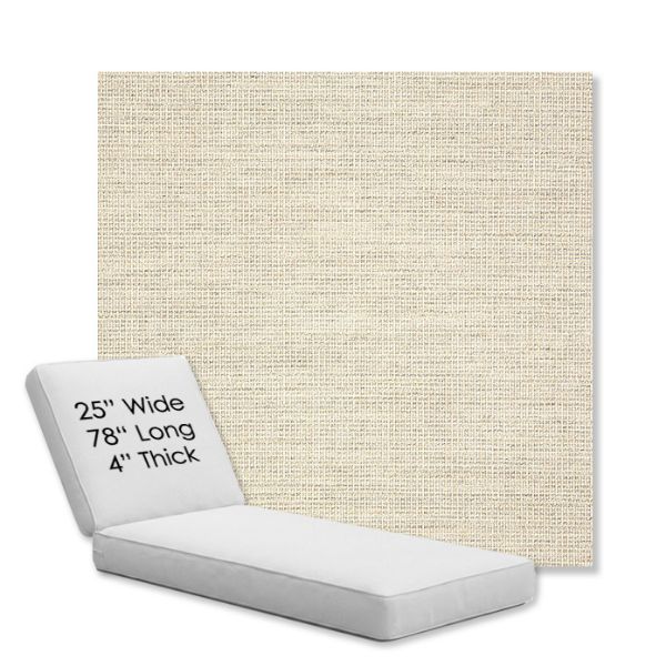 Picture of Kudos Mortar | Chaise Lounge Replacement Cushion Boxed Style - SIZE C