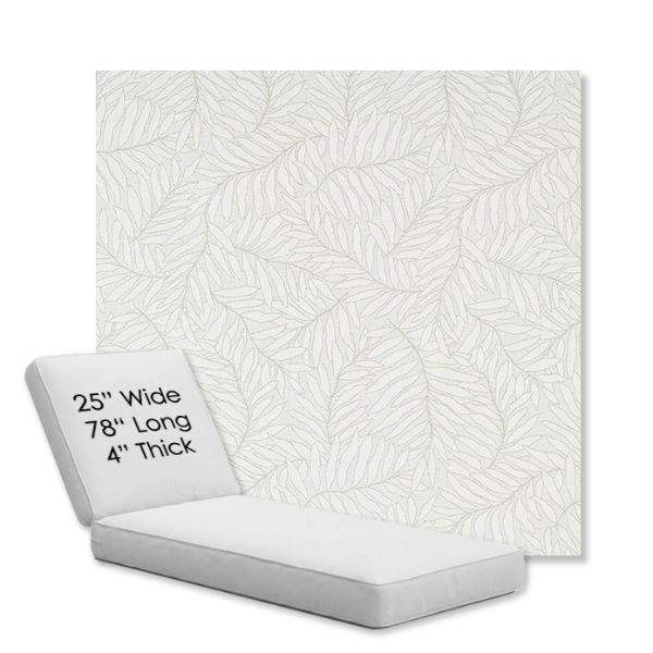 Picture of Lively Sage | Chaise Lounge Replacement Cushion Boxed Style - SIZE C
