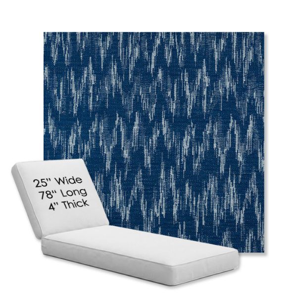Picture of Mountains Lagoon | Chaise Lounge Replacement Cushion Boxed Style - SIZE C