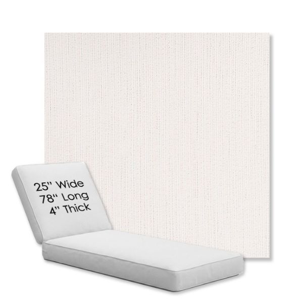Picture of Nova Parchment | Chaise Lounge Replacement Cushion Boxed Style - SIZE C