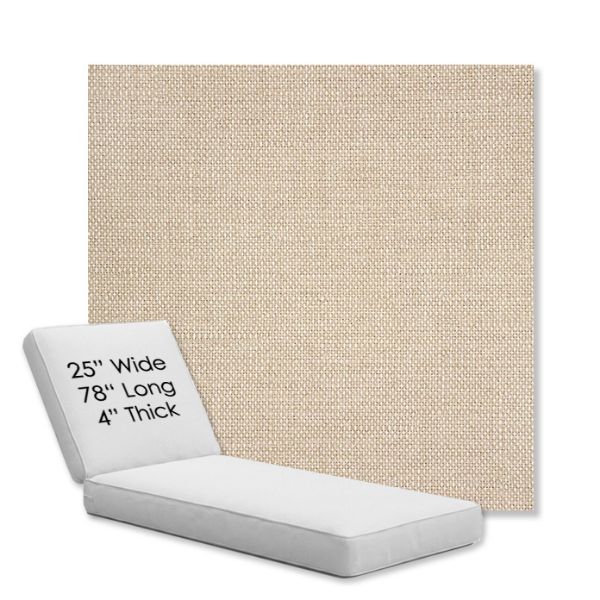 Picture of Piazza Dune | Chaise Lounge Replacement Cushion Boxed Style - SIZE C