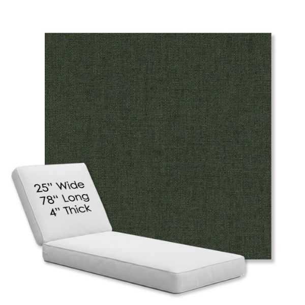 Picture of Play Jungle | Chaise Lounge Replacement Cushion Boxed Style - SIZE C