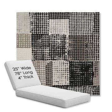 Picture of Pop Film | Chaise Lounge Replacement Cushion Boxed Style - SIZE C