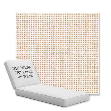 Picture of Rest Bisque | Chaise Lounge Replacement Cushion Boxed Style - SIZE C