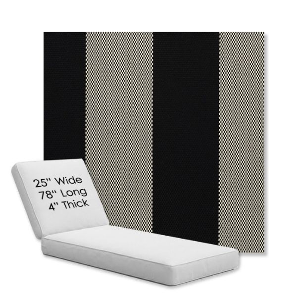 Picture of Rothko Stone Harbor | Chaise Lounge Replacement Cushion Boxed Style - SIZE C