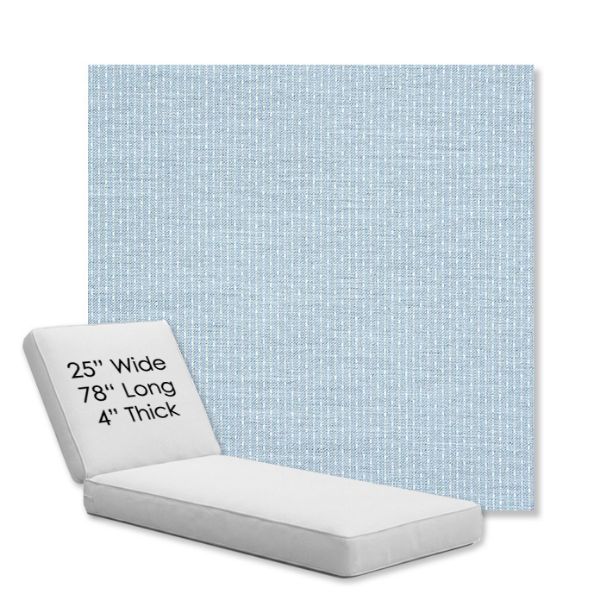 Picture of Solo Ocean | Chaise Lounge Replacement Cushion Boxed Style - SIZE C