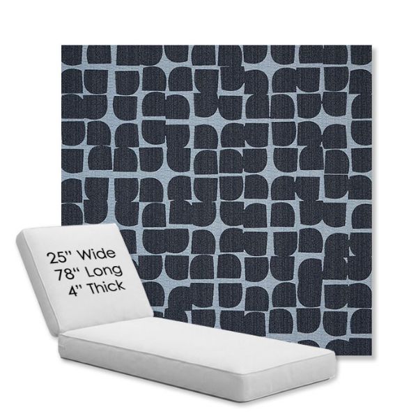 Picture of Toggle Blueprint | Chaise Lounge Replacement Cushion Boxed Style - SIZE C