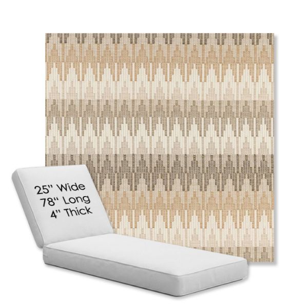 Picture of Valley Dune | Chaise Lounge Replacement Cushion Boxed Style - SIZE C