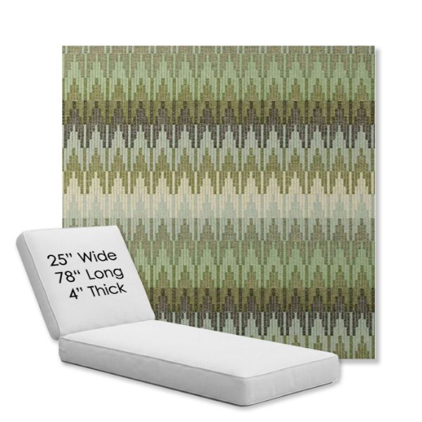 Picture of Valley Herbal | Chaise Lounge Replacement Cushion Boxed Style - SIZE C