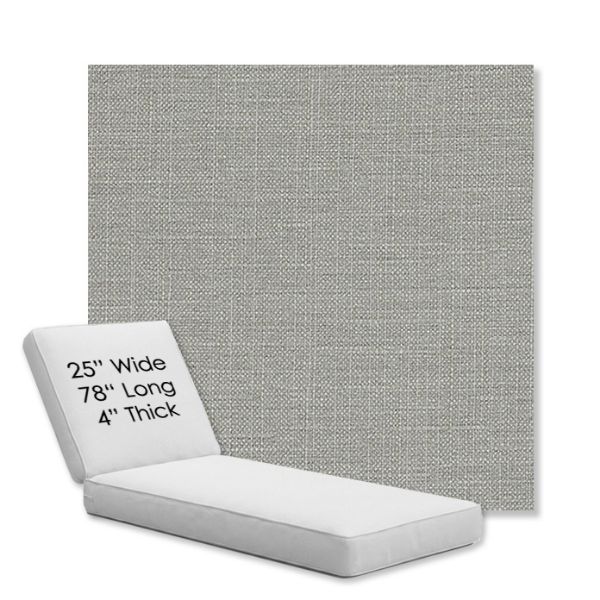 Picture of Willa Celery | Chaise Lounge Replacement Cushion Boxed Style - SIZE C