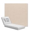 Picture of Willa Linen | Chaise Lounge Replacement Cushion Boxed Style - SIZE C