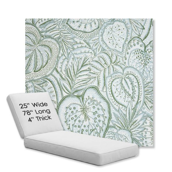 Picture of Sensibility Spring | Chaise Lounge Replacement Cushion Boxed Style - SIZE C