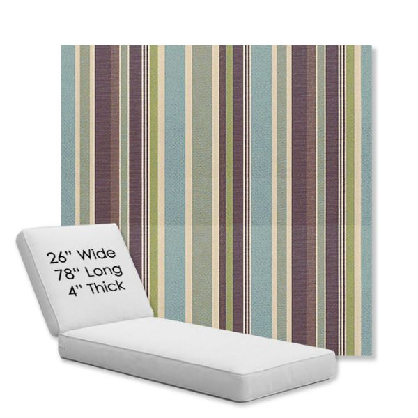 Picture of Brannon Whisper | Chaise Lounge Replacement Cushion Boxed Style - SIZE D