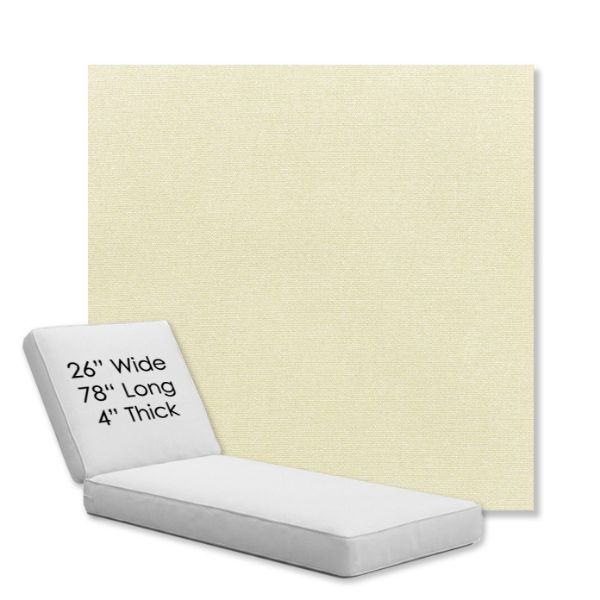 Picture of Canvas Canvas | Chaise Lounge Replacement Cushion Boxed Style - SIZE D