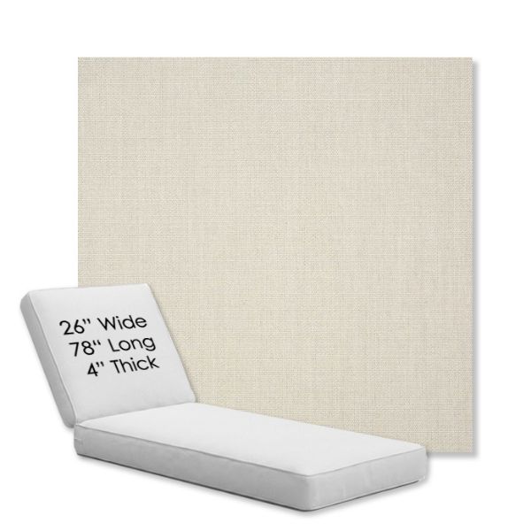 Picture of Canvas Cloud | Chaise Lounge Replacement Cushion Boxed Style - SIZE D