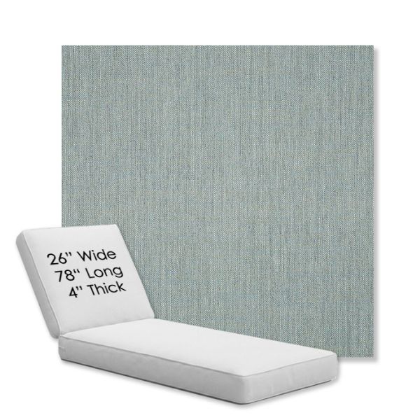 Picture of Cast Mist | Chaise Lounge Replacement Cushion Boxed Style - SIZE D