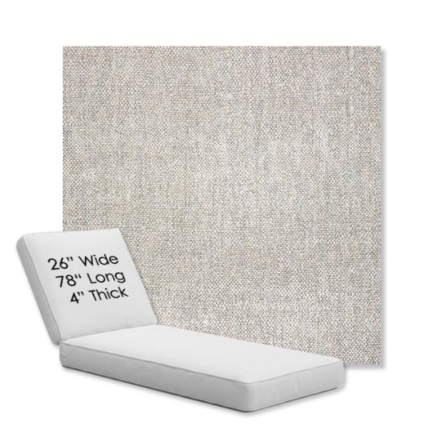 Picture of Chartres Silk | Chaise Lounge Replacement Cushion Boxed Style - SIZE D