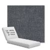 Picture of Dither Slate | Chaise Lounge Replacement Cushion Boxed Style - SIZE D