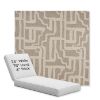 Picture of Escher Greige | Chaise Lounge Replacement Cushion Boxed Style - SIZE D