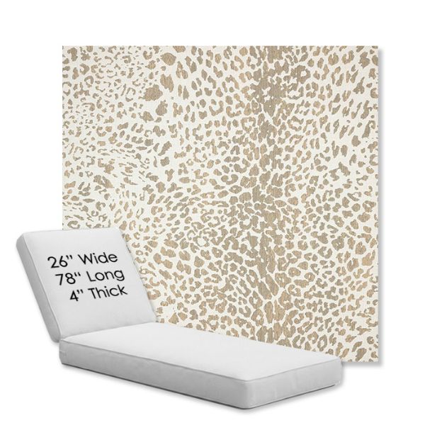 Picture of Instinct Dune | Chaise Lounge Replacement Cushion Boxed Style - SIZE D
